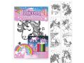 Unicorn Colouring Kit With Pencils And Stickers Part No.170-037