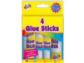 Art Box 4pk Twist Action Glue Sticks Part No.6014