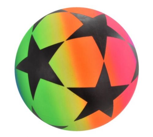 Outdoor Fun 9'' Rainbow Large Stars Football