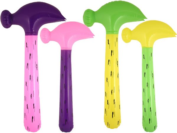 Inflatable Hammer, 86cm...Assorted Picked At Random